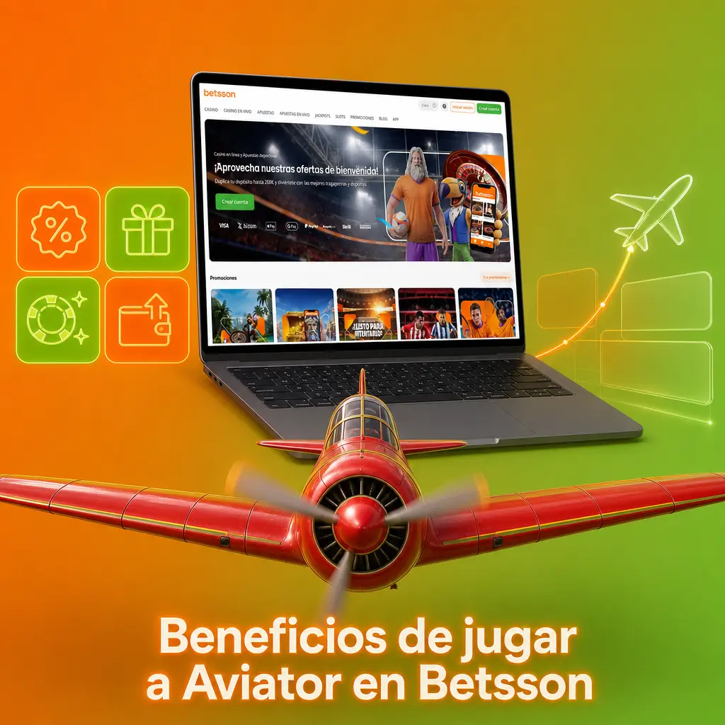 Beneficios de jugar a Aviator en Betsson: demo gratis, pagos locales, bonos, historial de rondas y soporte al jugador
