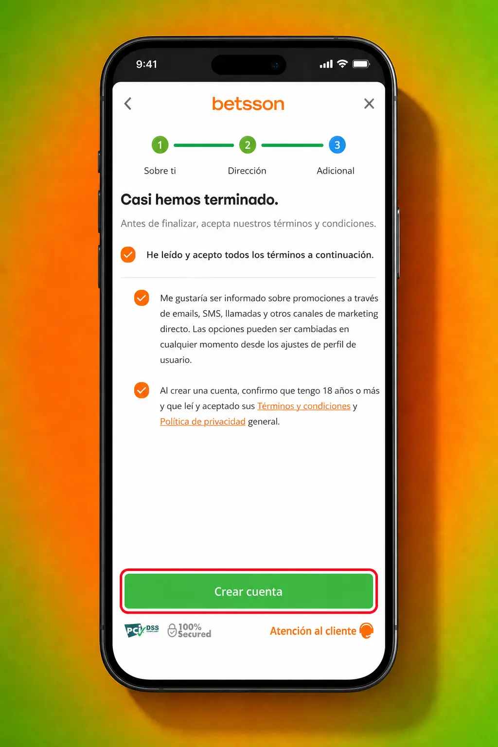 Pasos para registrarte y apostar al fútbol en Betsson: crea tu cuenta, deposita y elige tu mercado favorito.
