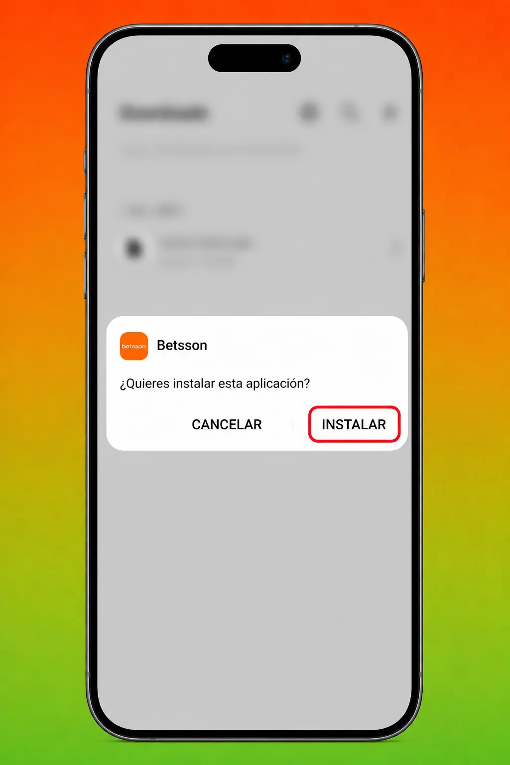 Pasos para descargar e instalar la app de Betsson en Android mediante archivo APK desde la web oficial