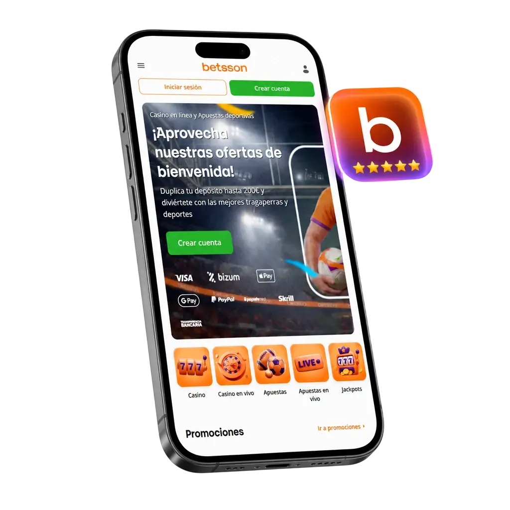 Tabla con detalles de la app Betsson para iOS: versión, tamaño, categoría, valoraciones y compatibilidad en 2026.