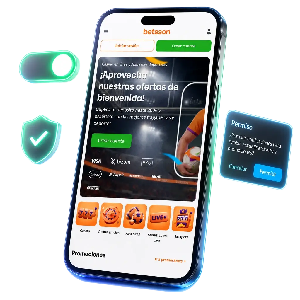 Aviso de seguridad de Android para permitir la instalación de aplicaciones desde fuentes desconocidas.