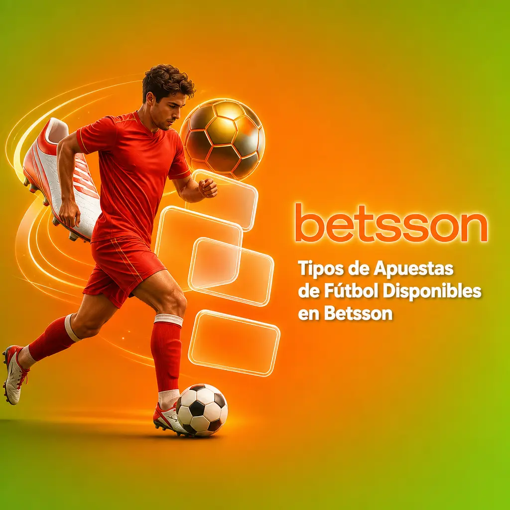 Descubre los tipos de apuestas de fútbol en Betsson: 1X2, hándicap, córners, resultado exacto y más mercados disponibles.